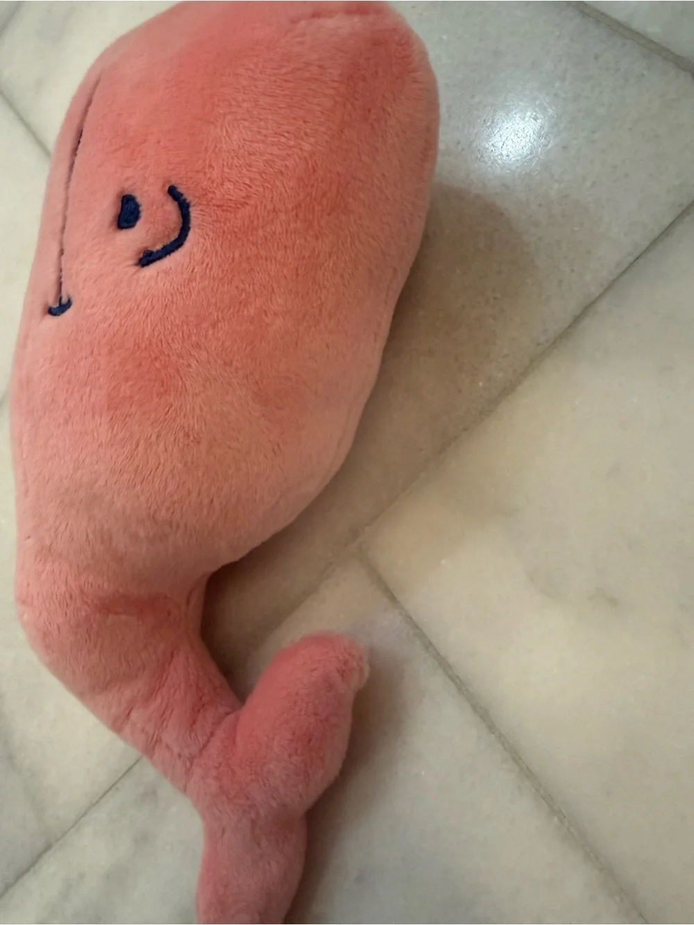 Vineyard Vines Pink Plush Whale Pet Toy